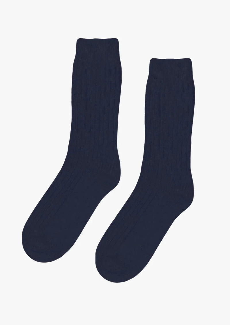 Colorful Standard Merino Wool Socks - Navy Blue