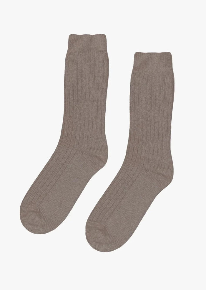Colorful Standard Merino Wool Socks - Warm Taupe