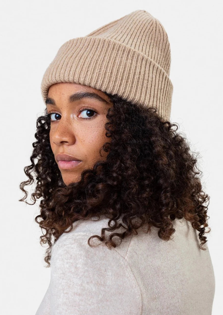 Colorful Standard Merino Wool Hat - Warm Taupe