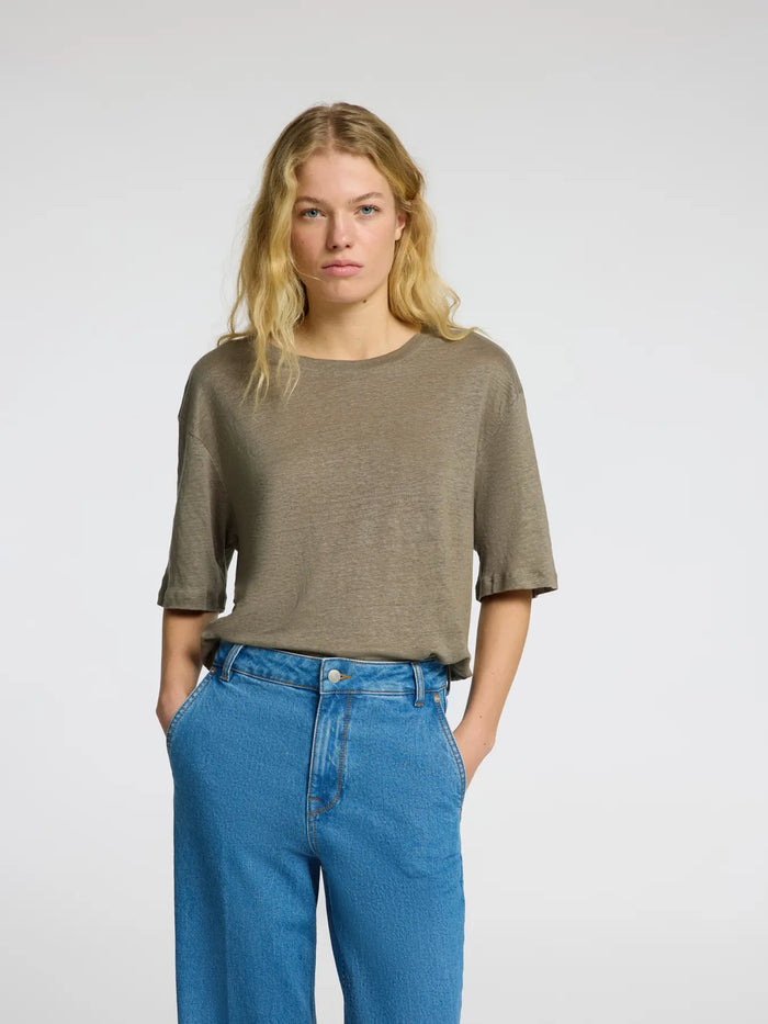 Selected Femme Vilja Tee - Vetiver