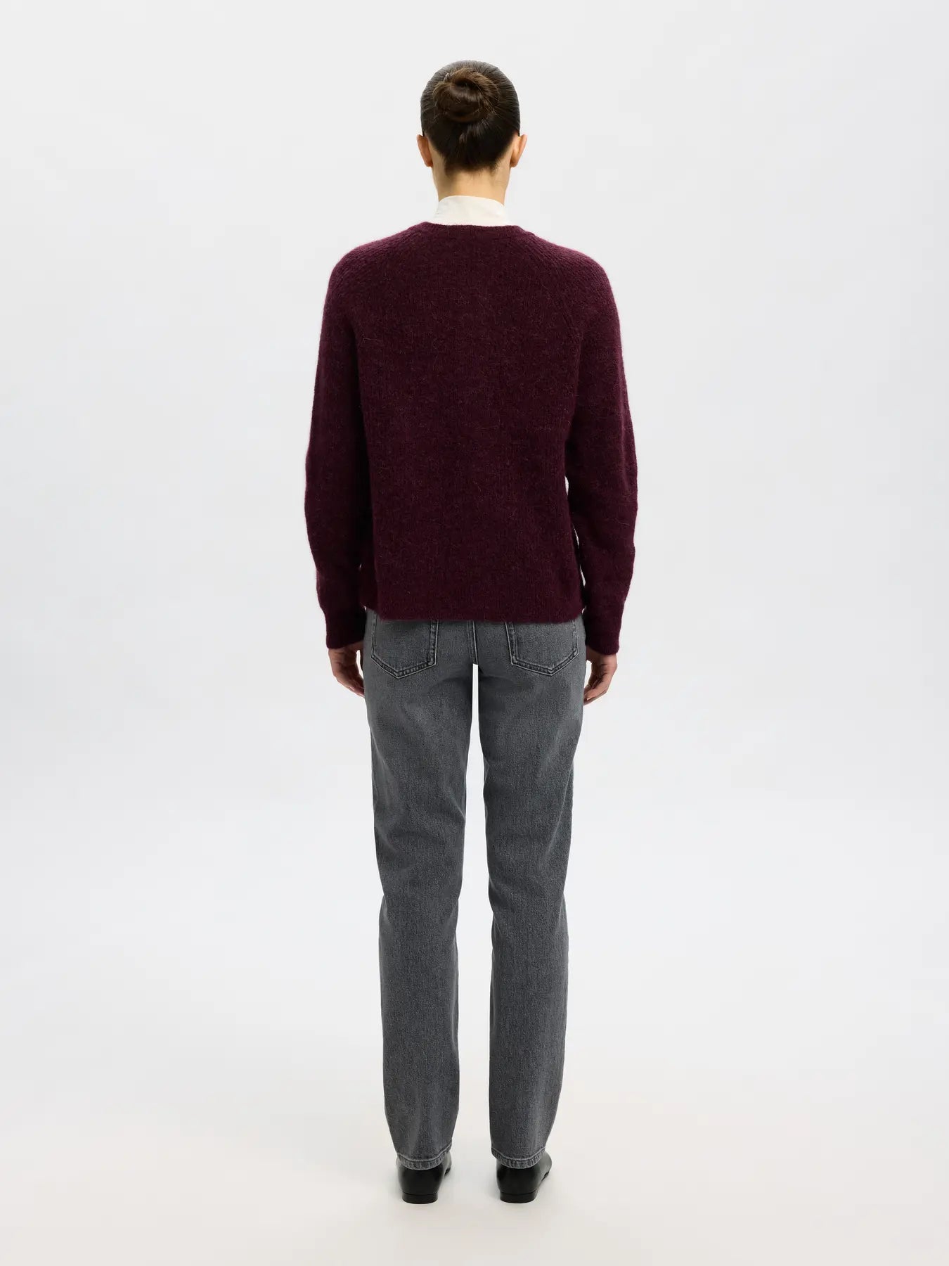 Selected Femme Lulu Cardigan - Fig