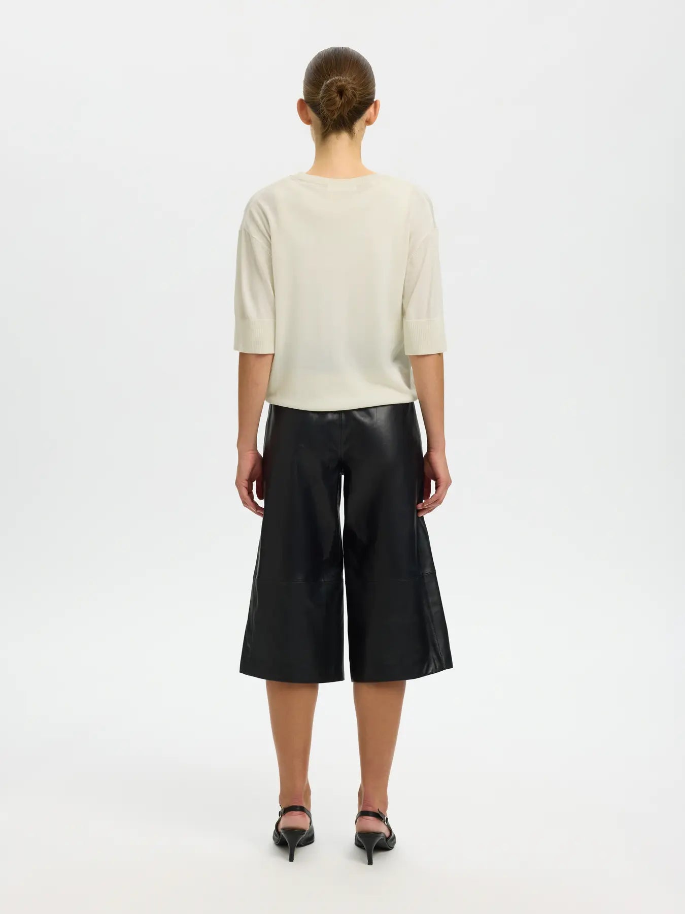 Selected Femme Thea Knit - White