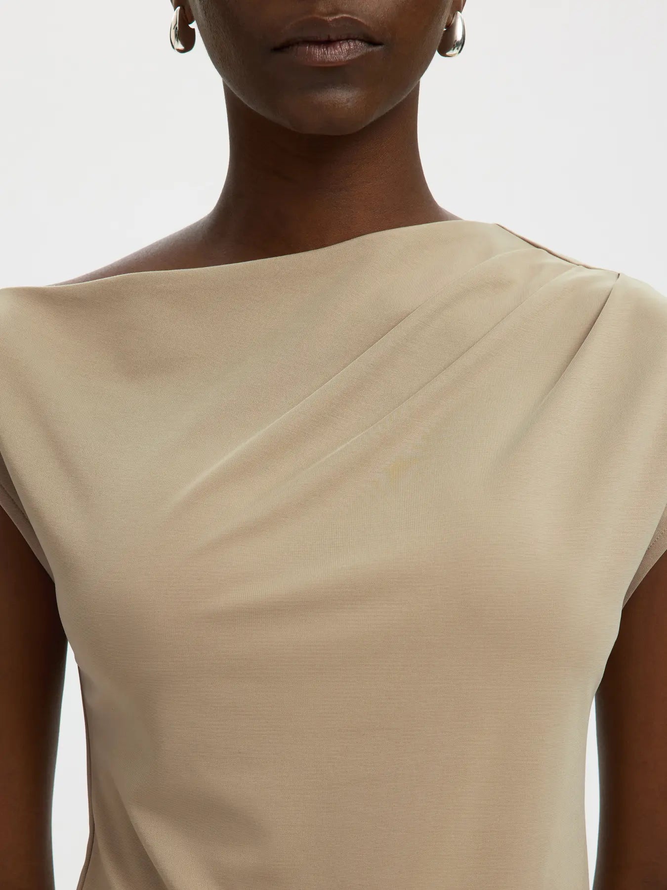 Selected Molly Top - Teak