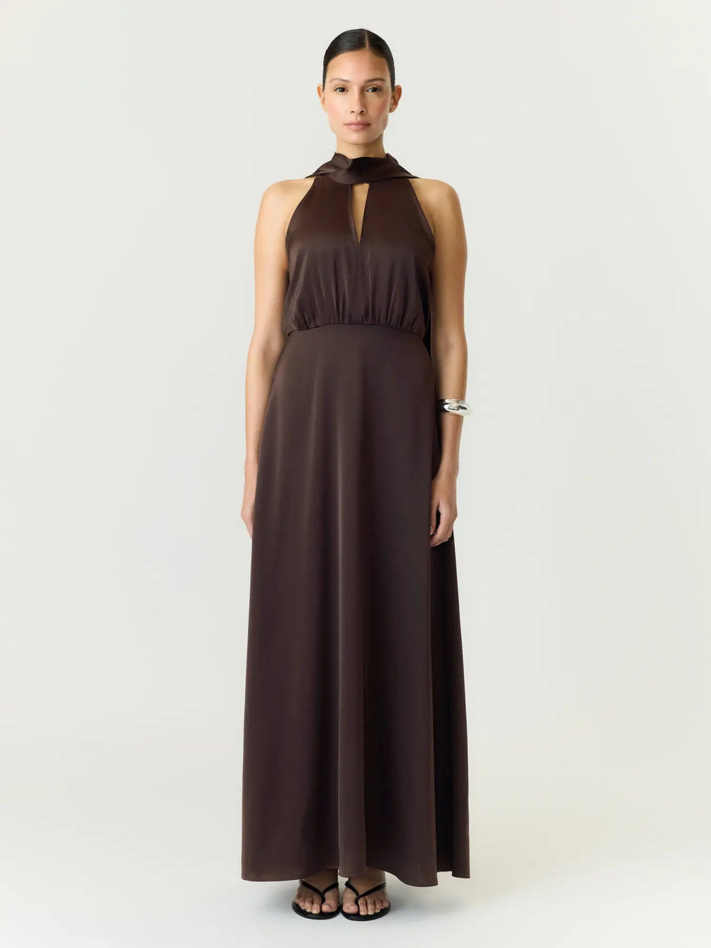 YAS Thea Maxi Dress - Coffee
