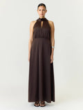 YAS Thea Maxi Dress - Coffee