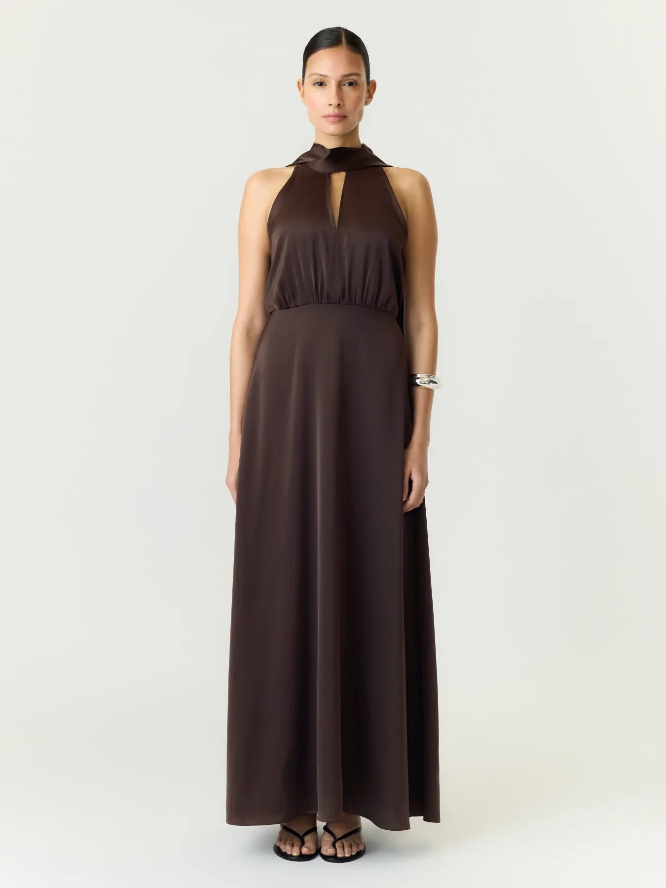 YAS Thea Maxi Dress - Coffee