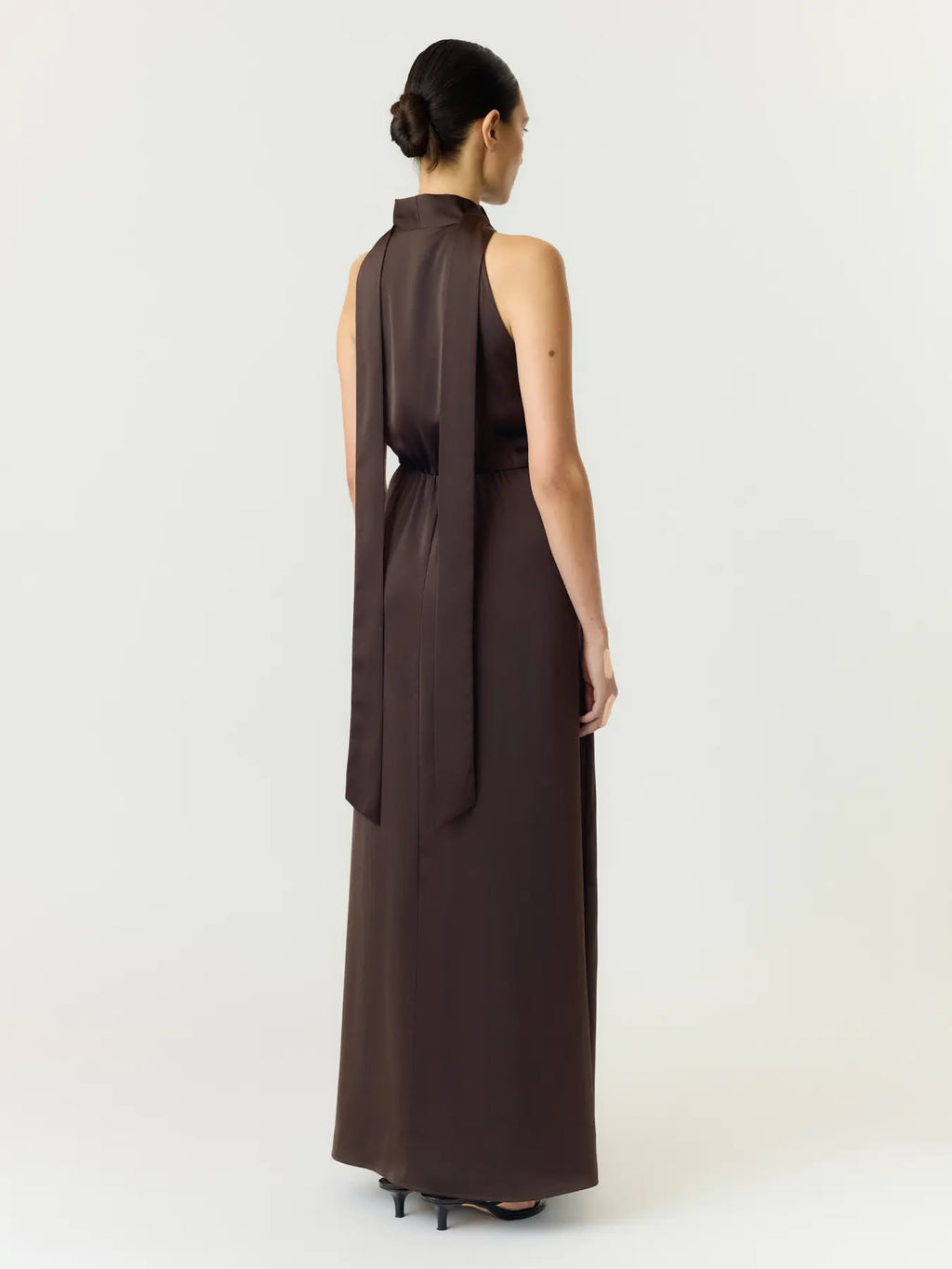 YAS Thea Maxi Dress - Coffee