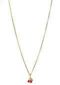 Enamel Cherry Necklace