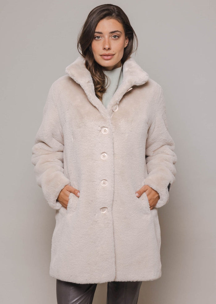 Rino & Pelle Nonna Coat - Stone