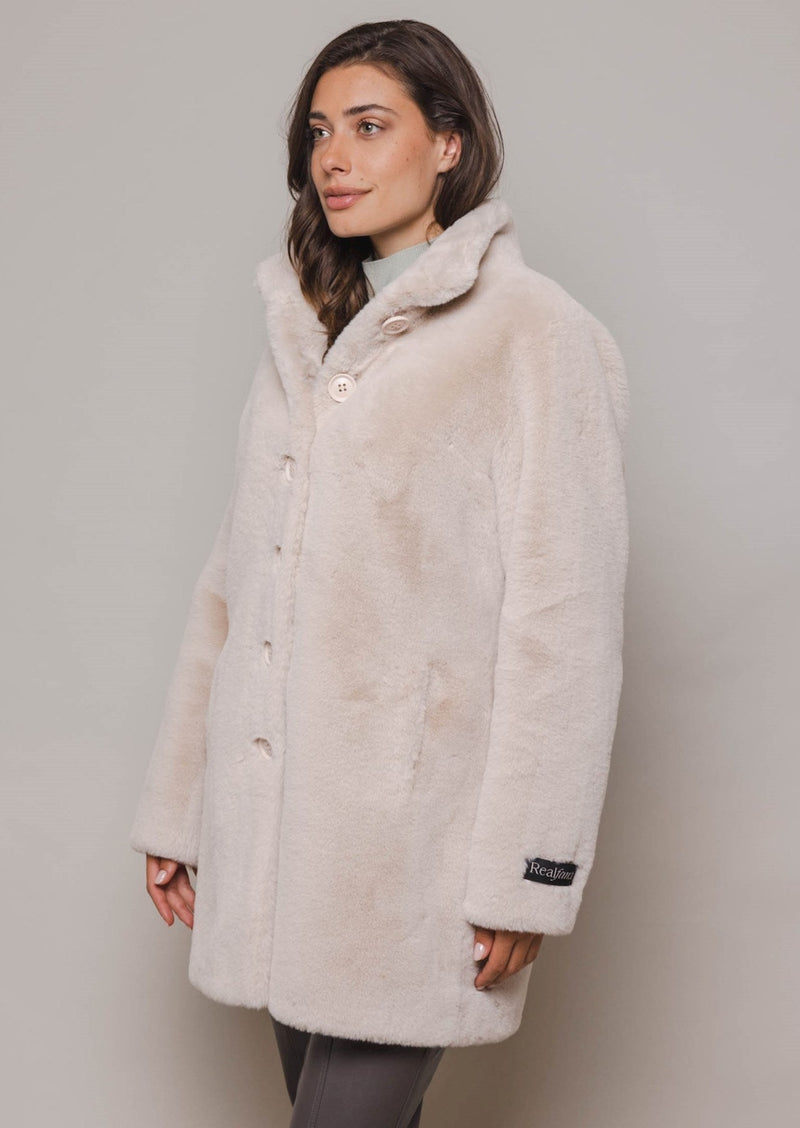 Rino & Pelle Nonna Coat - Stone