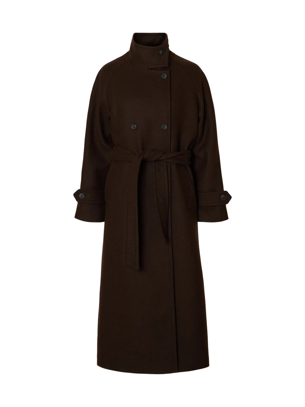 Selected Femme Madeline Coat - Chocolate