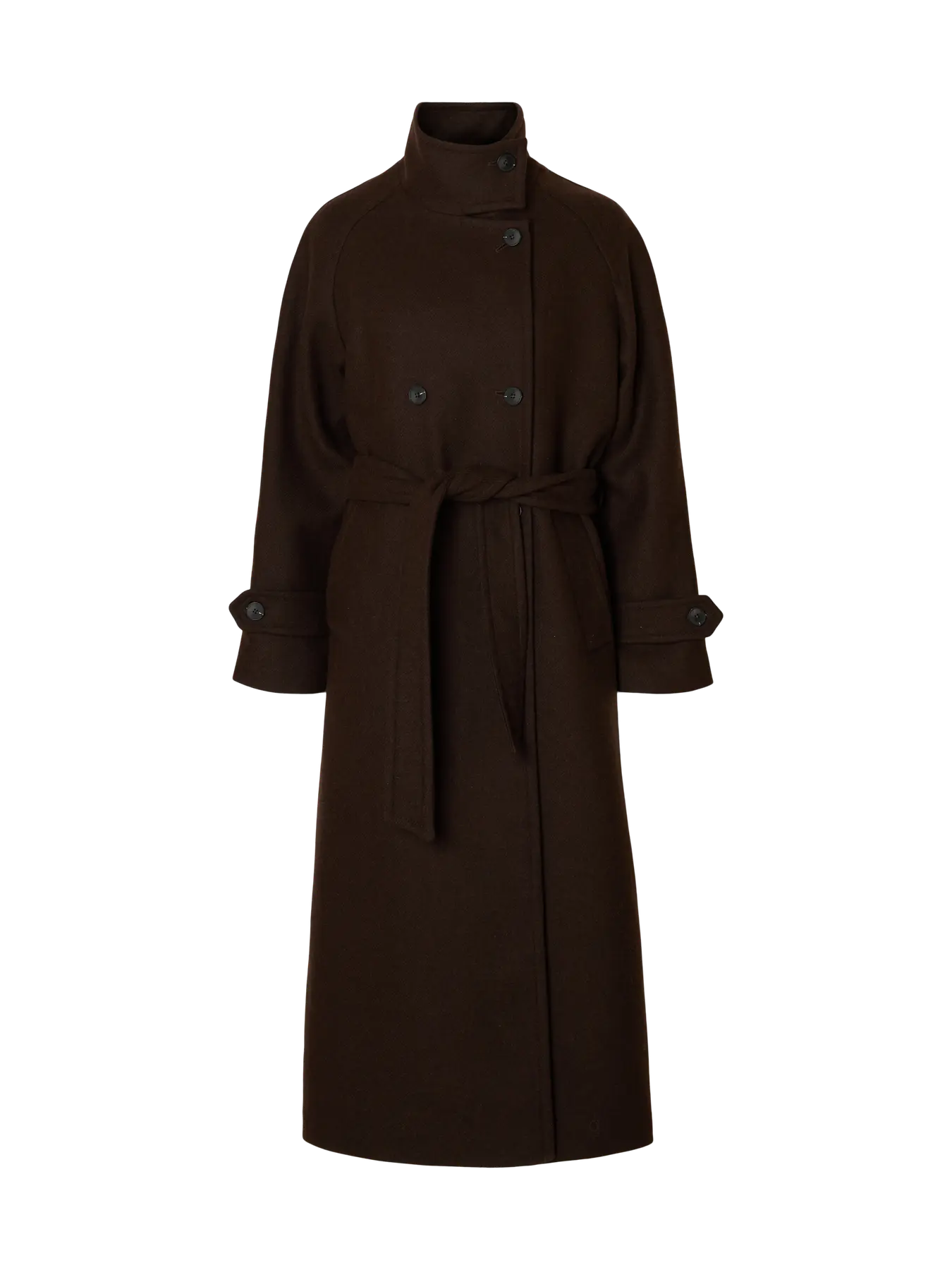 Selected Femme Madeline Coat - Chocolate
