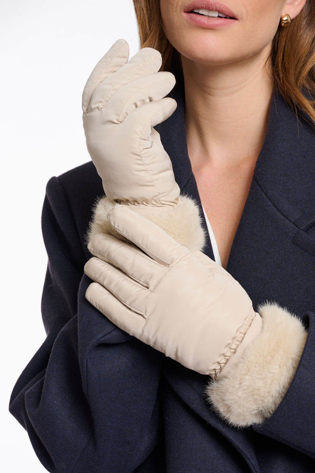 Rino & Pelle Omaire Padded Gloves - Birch