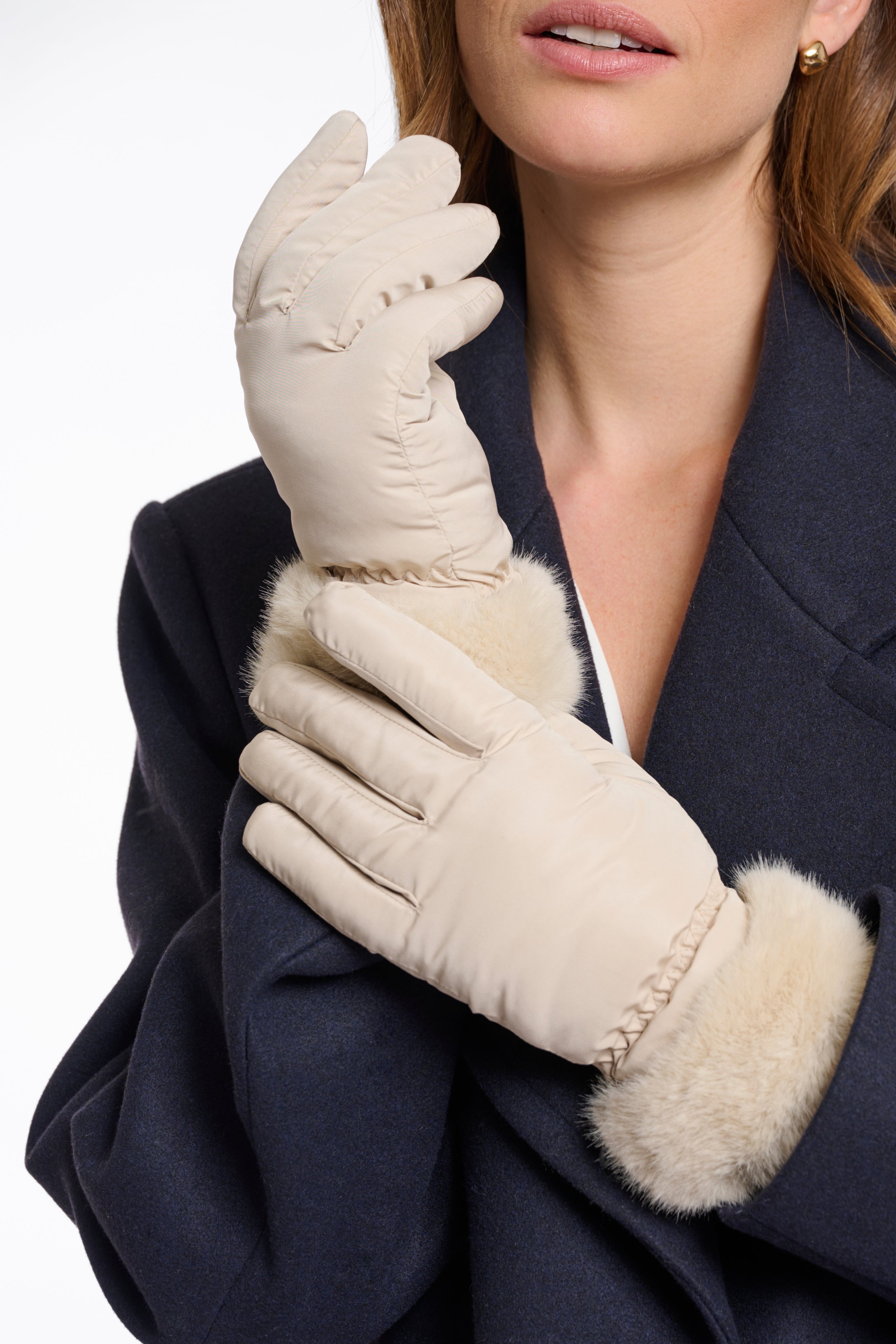 Rino & Pelle Omaire Padded Gloves - Birch