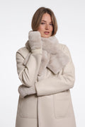 Rino & Pelle Oxo Fur Gloves - Birch