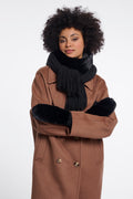 Rino & Pelle Oxo Fur Gloves - Black