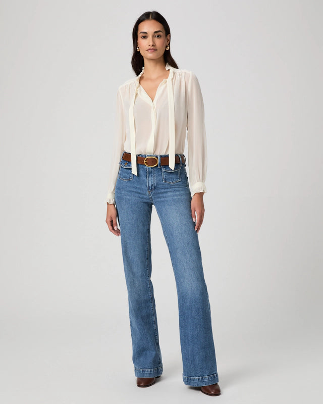 Paige Leenah 32" Wide Leg Jean - Coventry