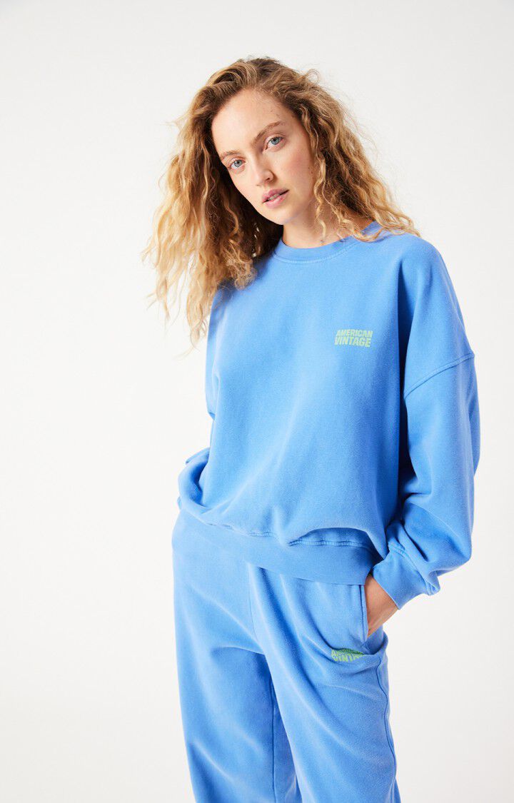 American Vintage Plizzy Sweatshirt - Blue