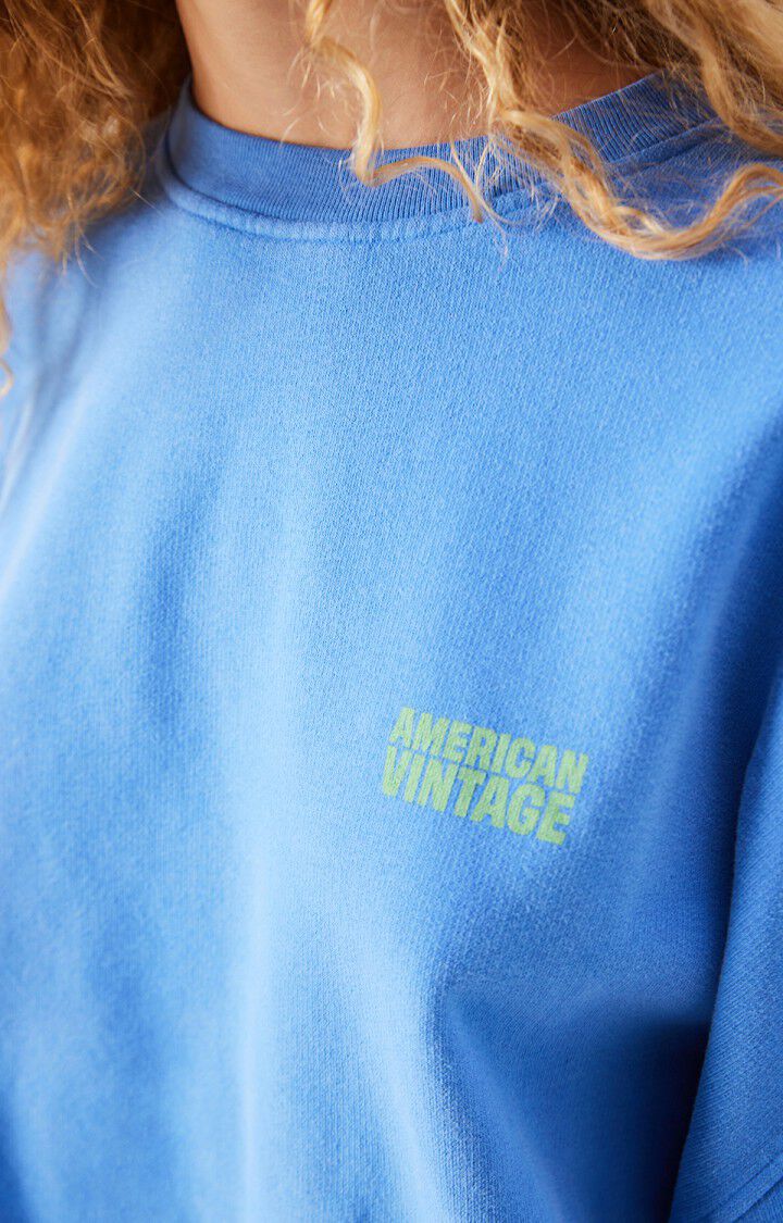 American Vintage Plizzy Sweatshirt - Blue