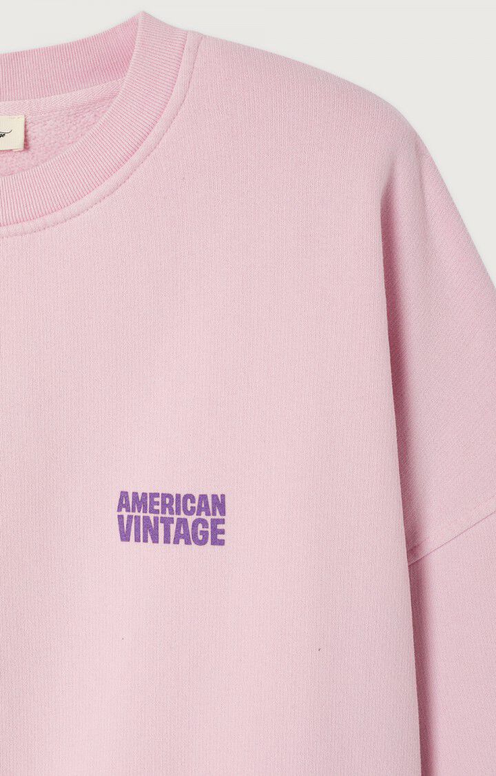 American Vintage Plizzy Sweatshirt - Pink