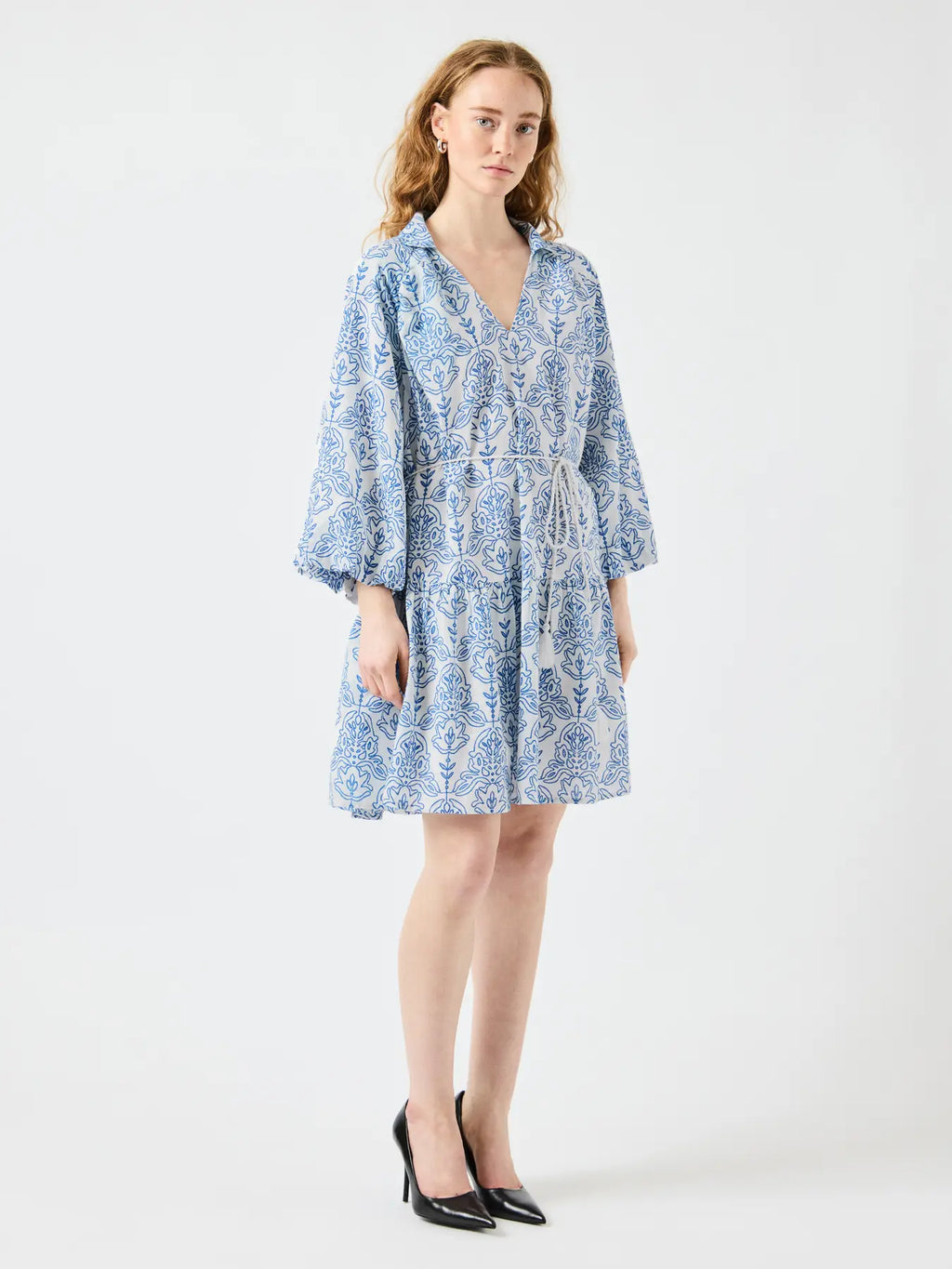 YAS Cinni Short Dress - Blue