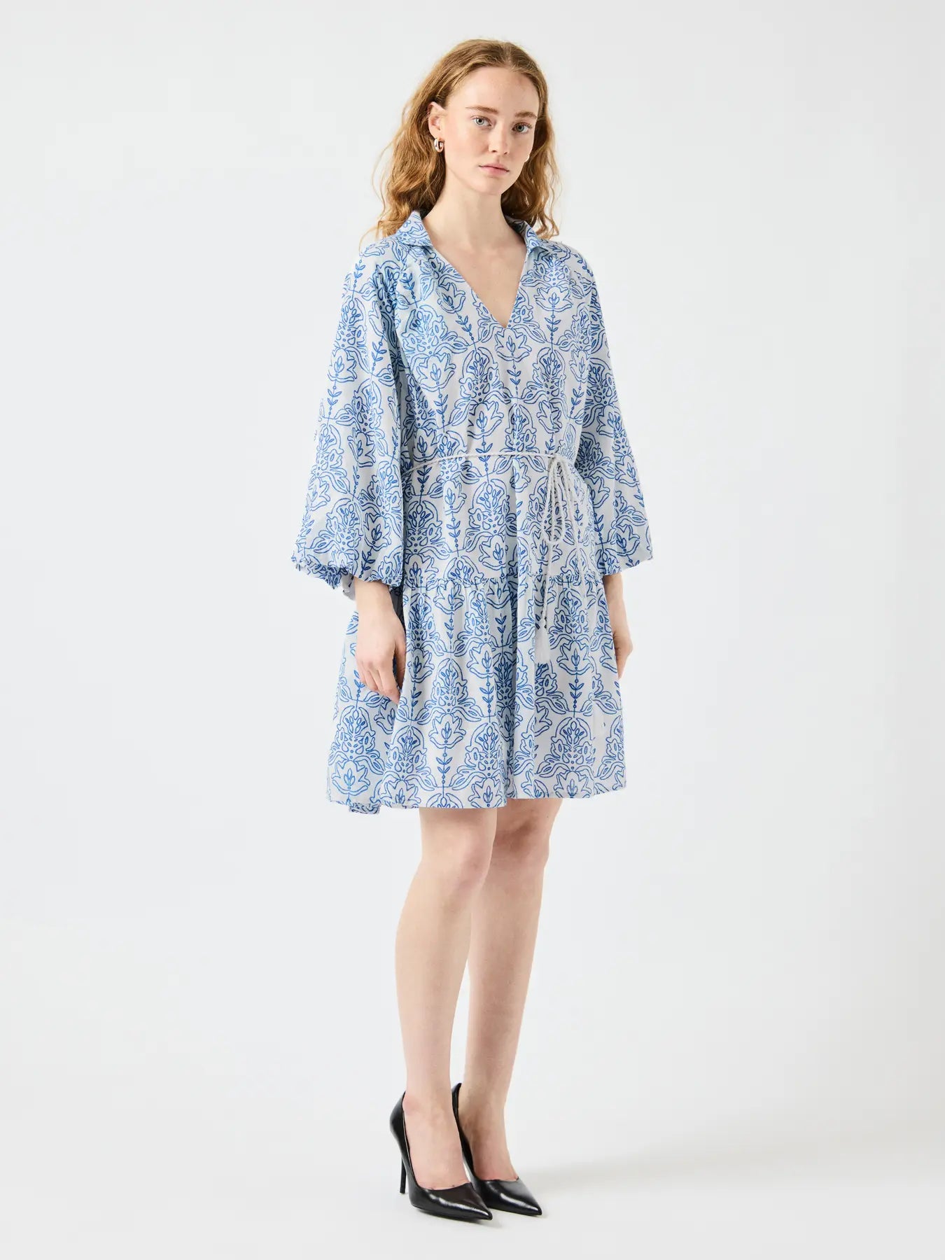 YAS Cinni Short Dress - Blue