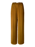 Selected Vida Satin Wide Pant - Monk Robe