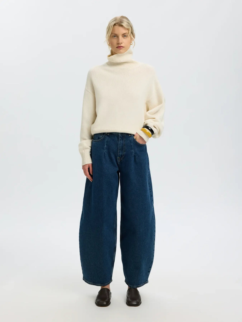 Selected Barr Barrel Jeans
