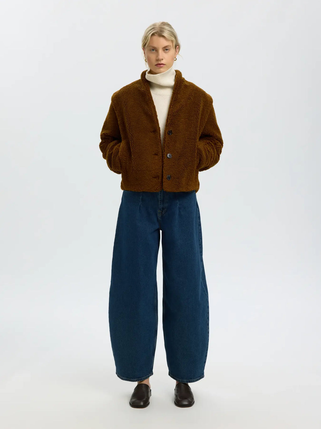 Selected Barr Barrel Jeans