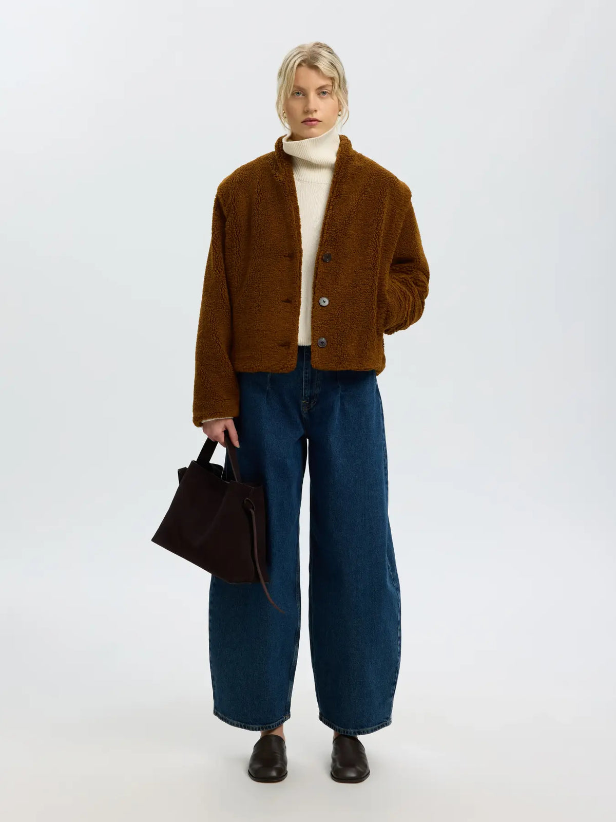 Selected Isabel Teddy Jacket