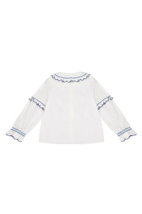 Seventy + Mochi Pheobe Long Sleeve Blouse - Electric Blue