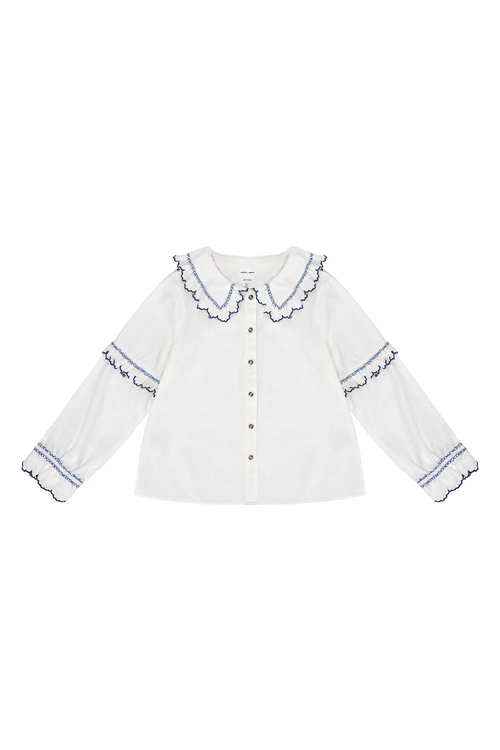 Seventy + Mochi Pheobe Long Sleeve Blouse - Electric Blue
