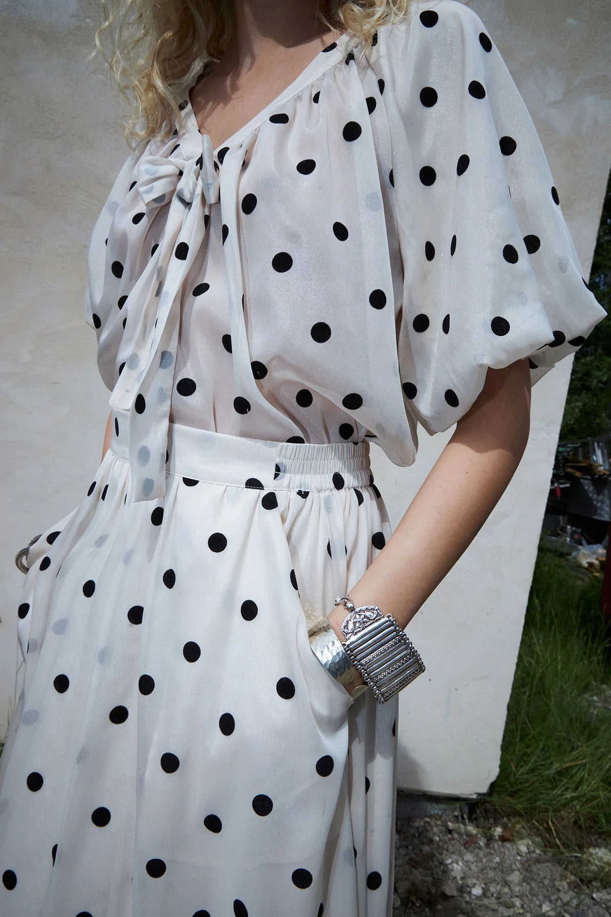 Lollys Laundry Pine Dot Blouse