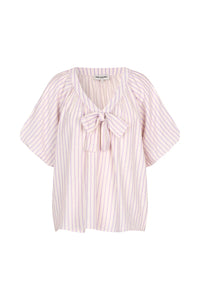 Lollys Laundry Pine Blouse - Lilac Stripe