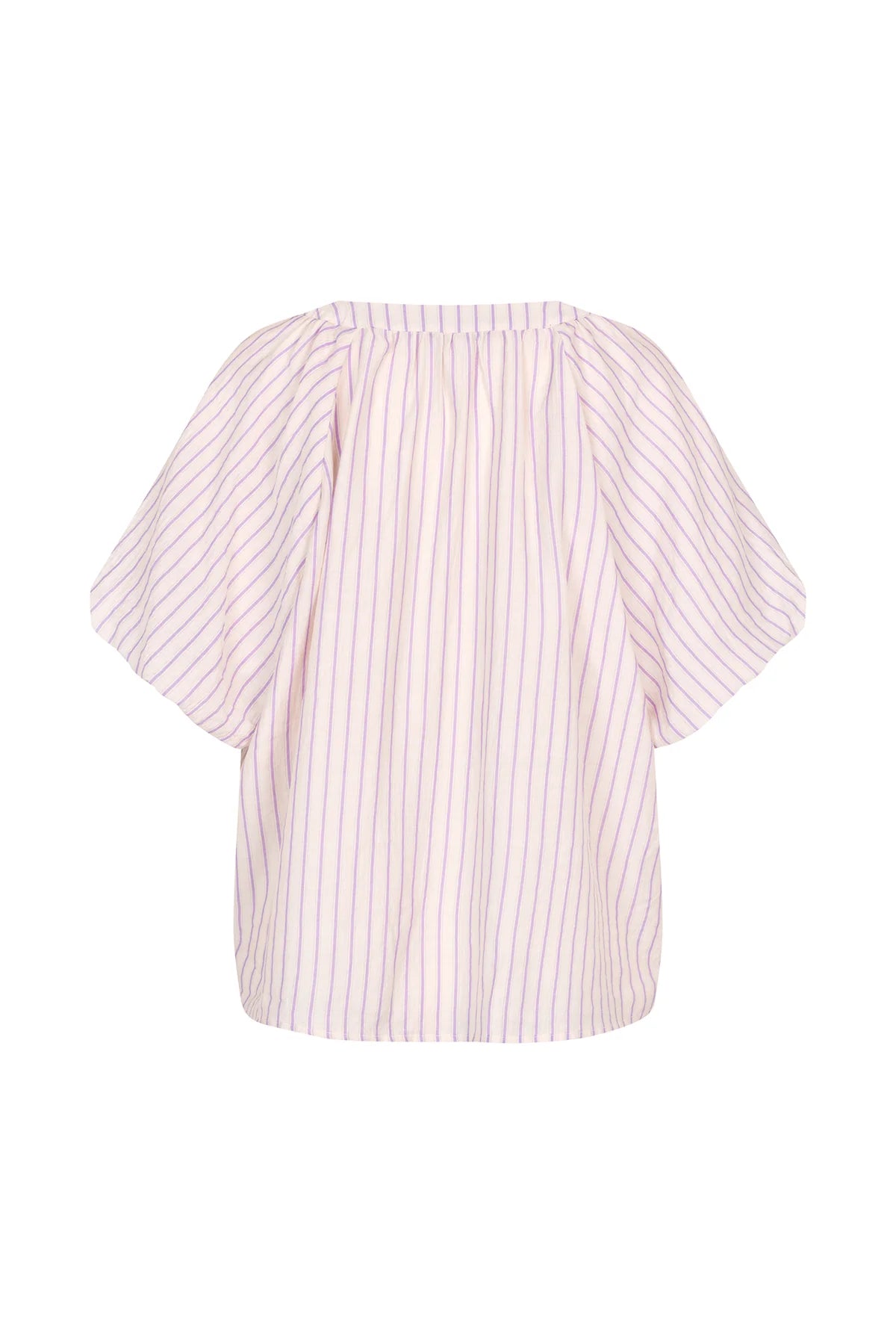 Lollys Laundry Pine Blouse - Lilac Stripe