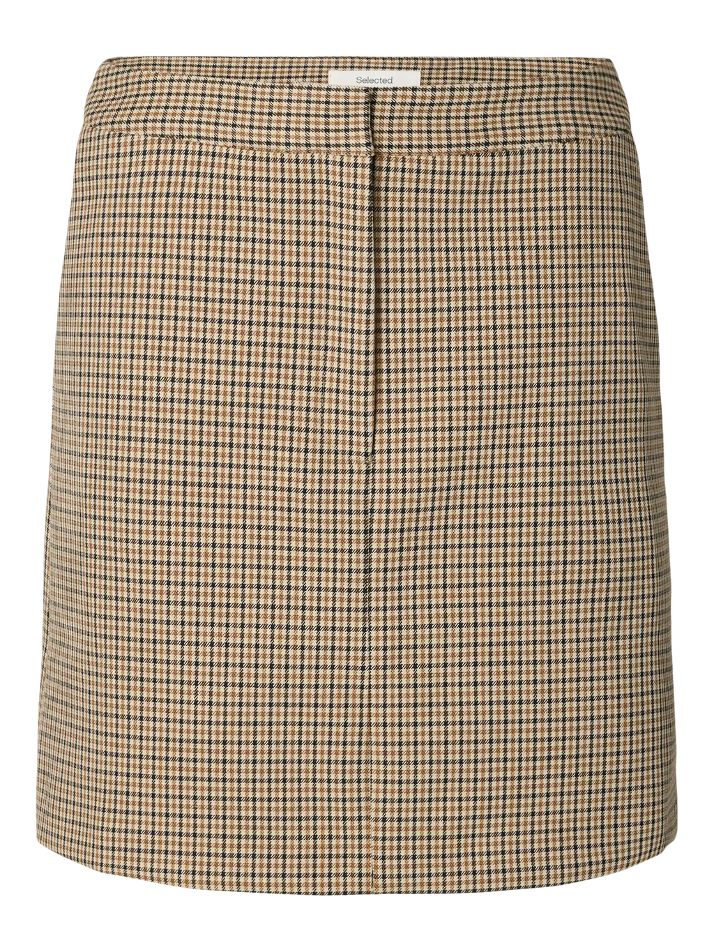 Selected Elara Check Skirt