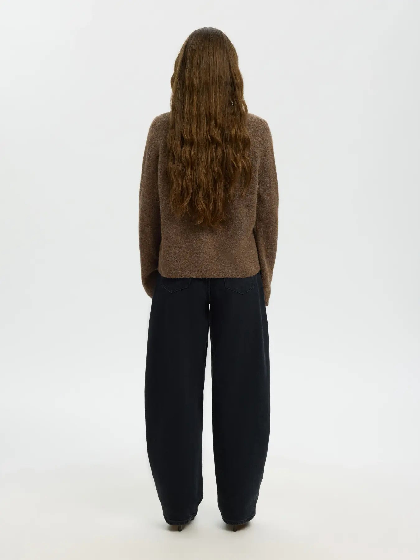 Selected Lulu Cardigan - Brown