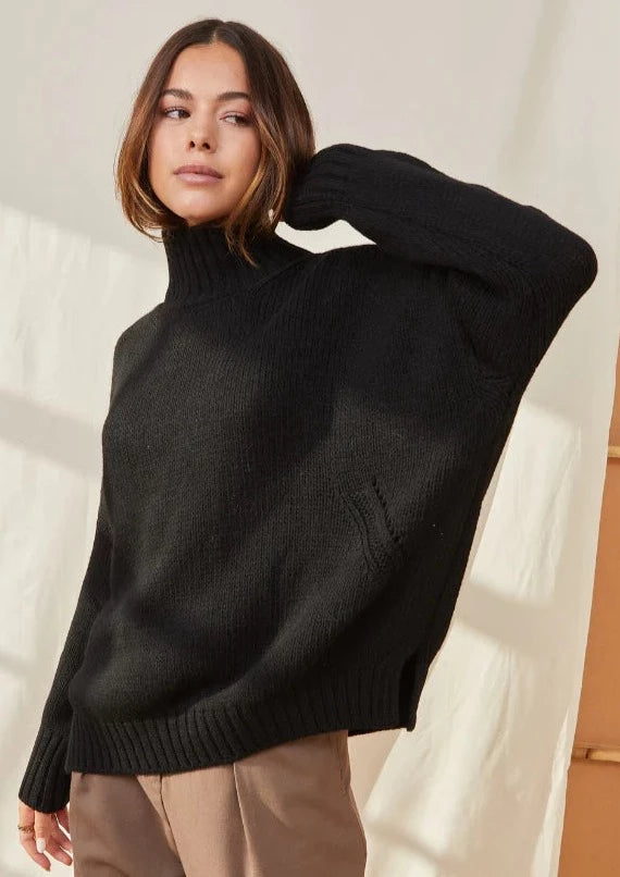 Charli Margot Sweater - Black