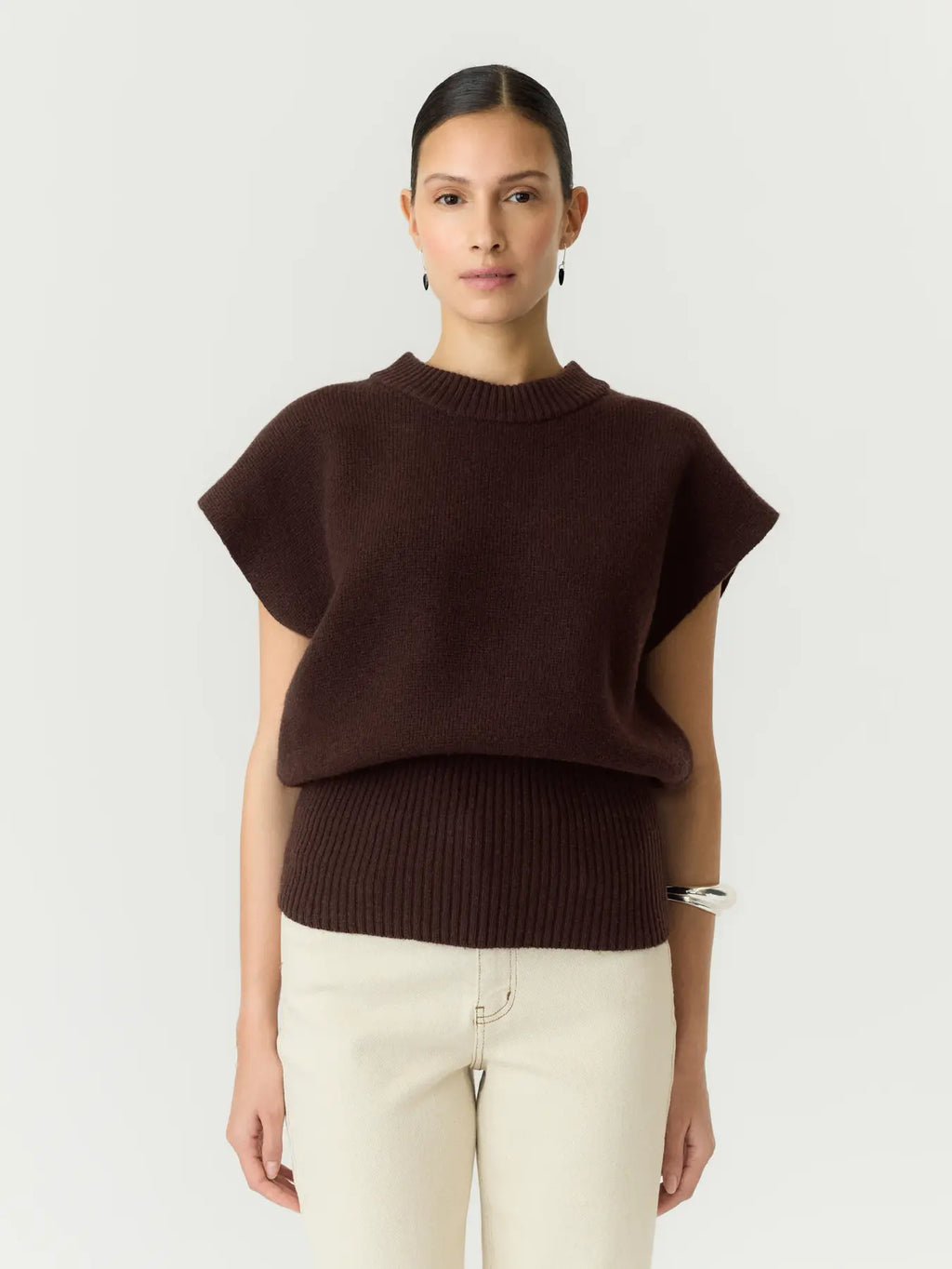 YAS Esli Knit Jumper - Brown
