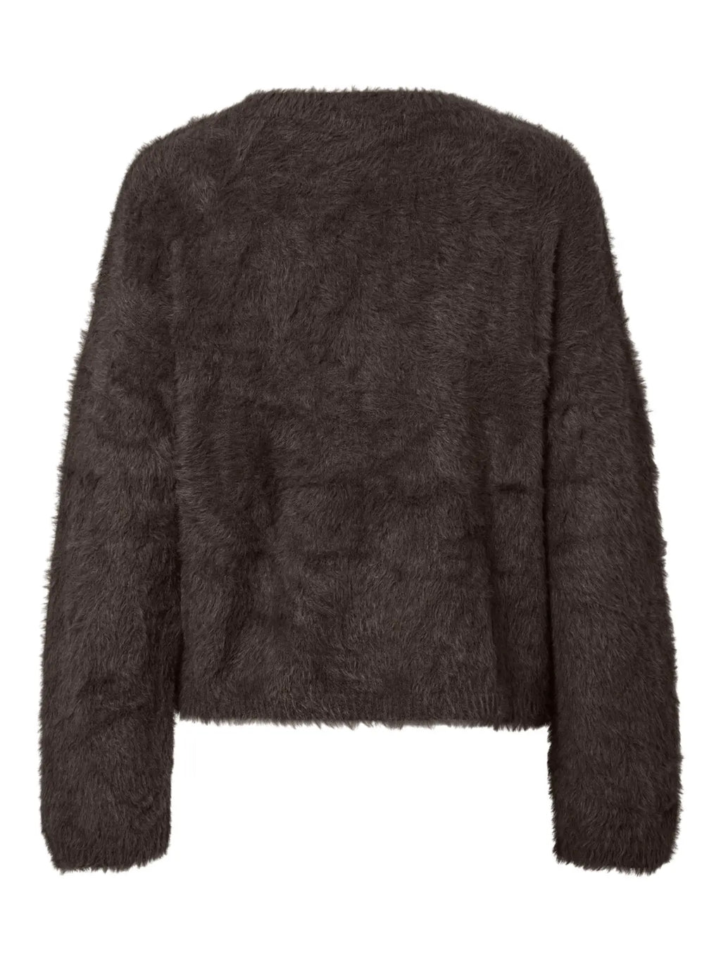Yas Malli Fluffy Jumper - Coffee