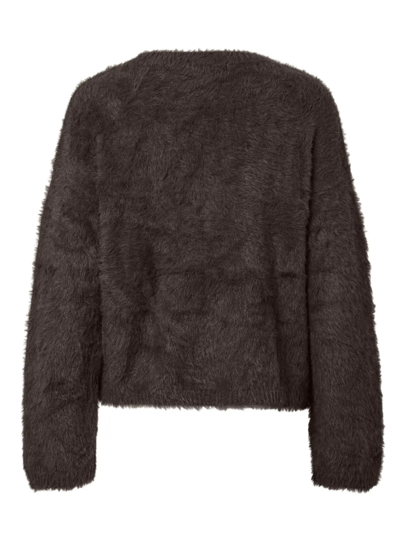 Yas Malli Fluffy Jumper - Coffee
