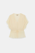 Suncoo Woven Laile Blouse - Cream