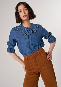 Seventy + Mochi Daisy Blouse - Indigo