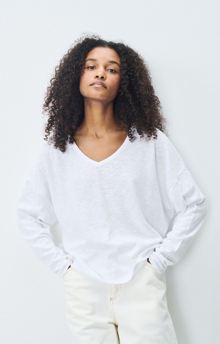 American Vintage Sonoma V-Neck - White