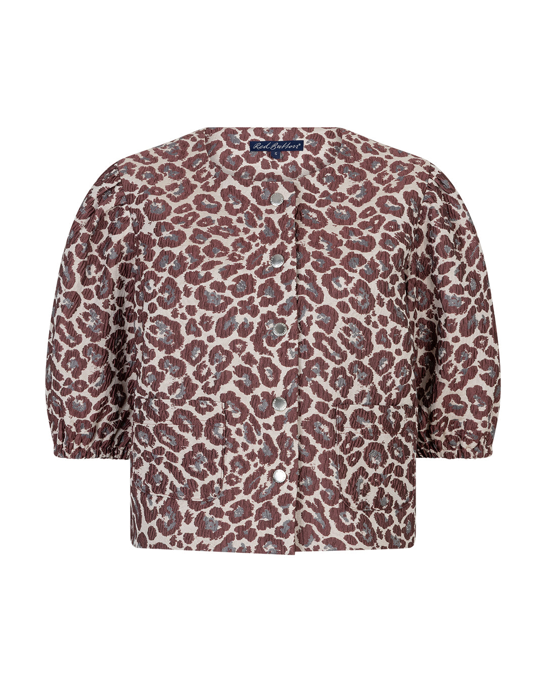 Red Button Danelle Leopard Jacquard - Multi Rosewood