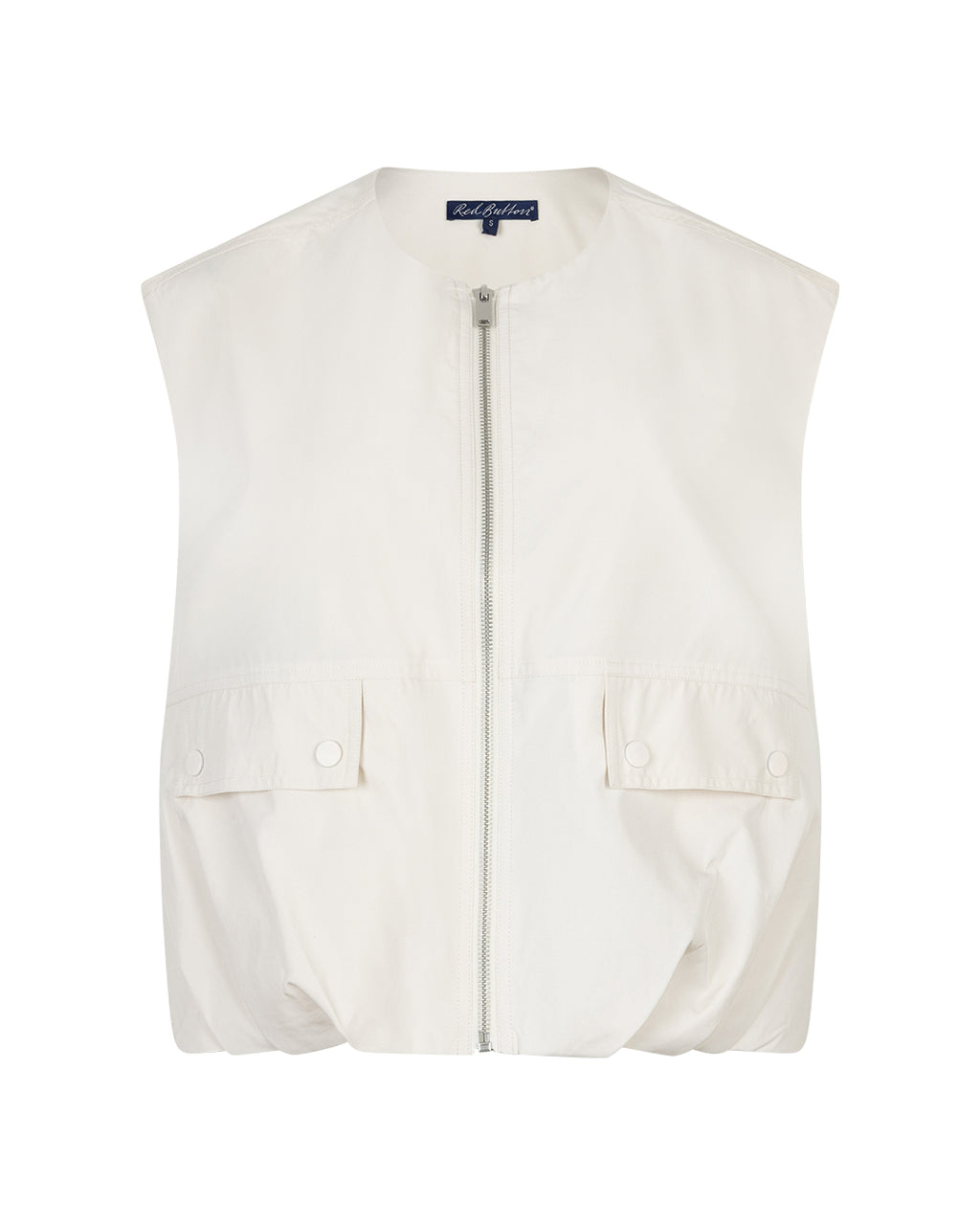 Red Button Ivy Waistcoat - Ivory