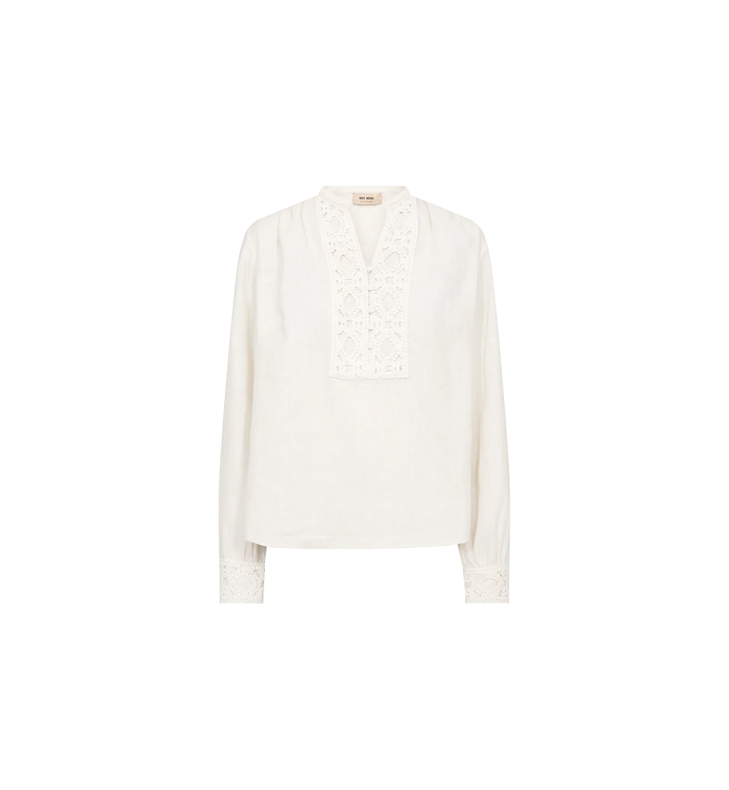 Mos Mosh Evanda Blouse - Ecru