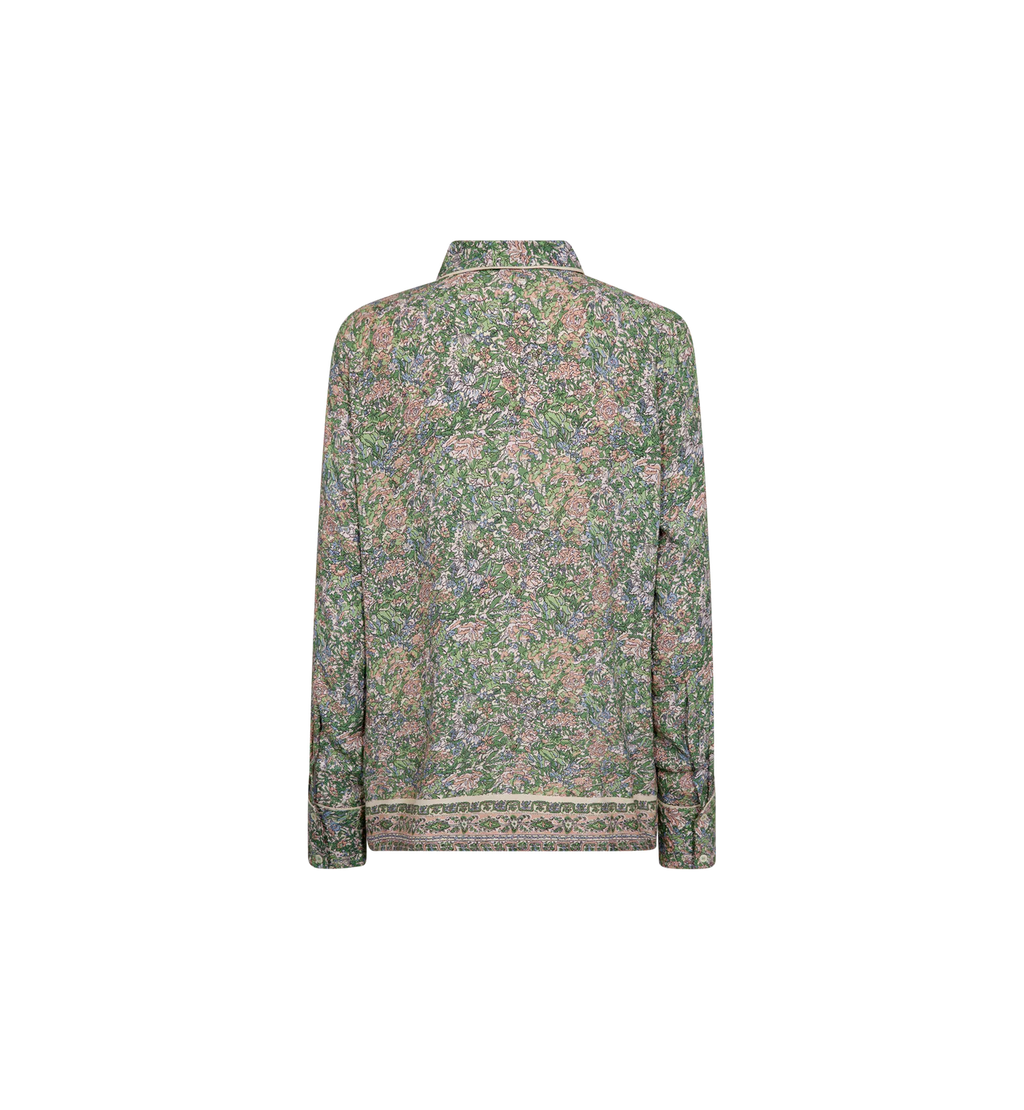 Mos Mosh Flowish Shirt - Green