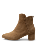 Woden Saga Block Heel Boots - Khaki