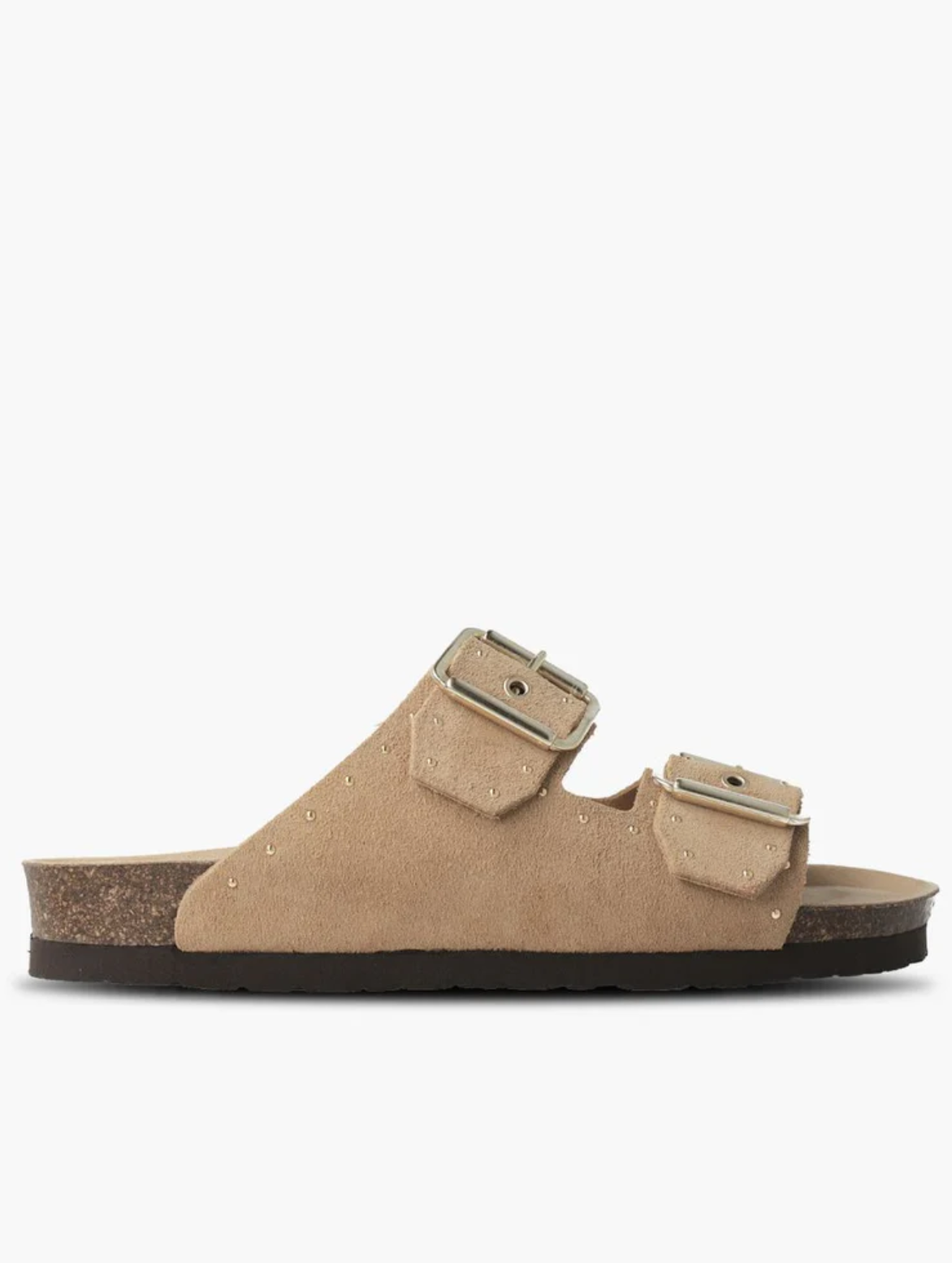 Genuins Honolulu Stud Sandals - Almond